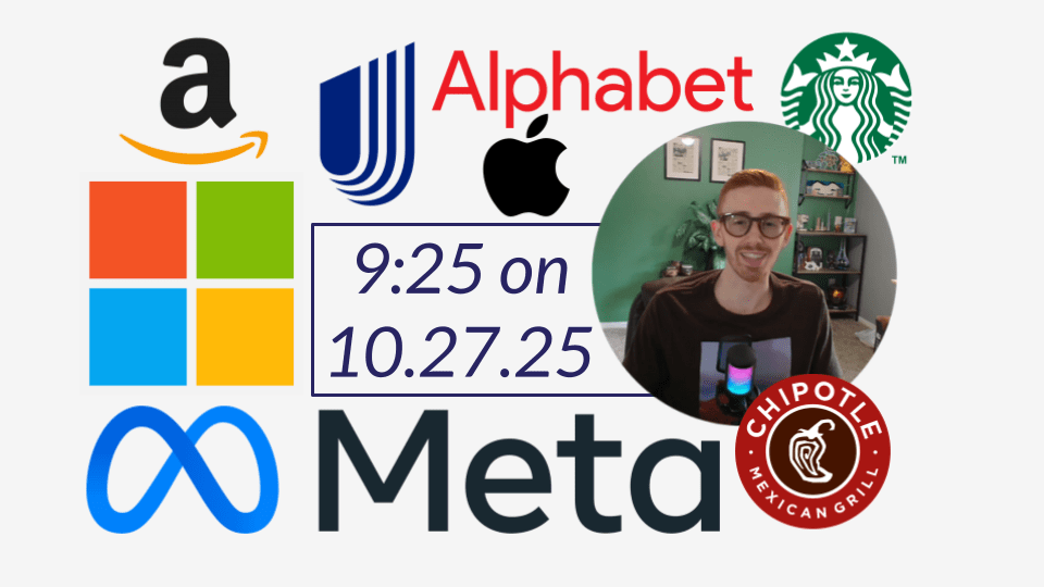 9:25 on 10/27/25 – Busiest Week of the&nbsp;Quarter